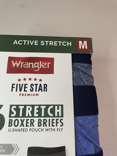 Wrangler Herren Active Stretch Boxershorts Set, Unterwäsche für Männer, M, 6er Pack. (AL - Bild 4 von 5
