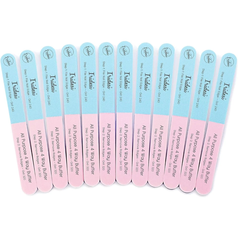 Lima y tampón de uñas de 4 vías, 7 pulgadas de largo, todo uso, mejor para uñas naturales, Foto 3 de 4