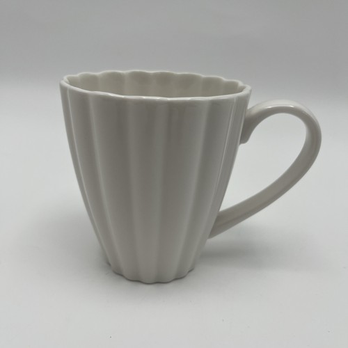 Martha Stewart Martha Stewart Kollektion 4" Whiteware Fleur Becher (1) Kaffee Tee - Bild 2 von 7
