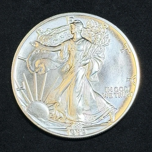 1989 American Silver Eagle 1 Oz .999 Fine Coin, 24 Hour Auction No Reserve #902