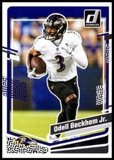 2023 Odell Beckham Jr. Panini Donruss FOOTBALL #25 Baltimore Ravens