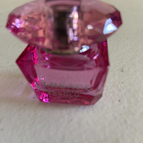 Versace Bright Crystal Absolu Luxury Splash Perfume Travel Mini Purse Pink Italy - Picture 2 of 8