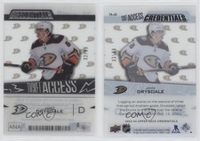 2023-24 Upper Deck Credentials Ticket Access Acetate /99 Jamie Drysdale #TA-JD