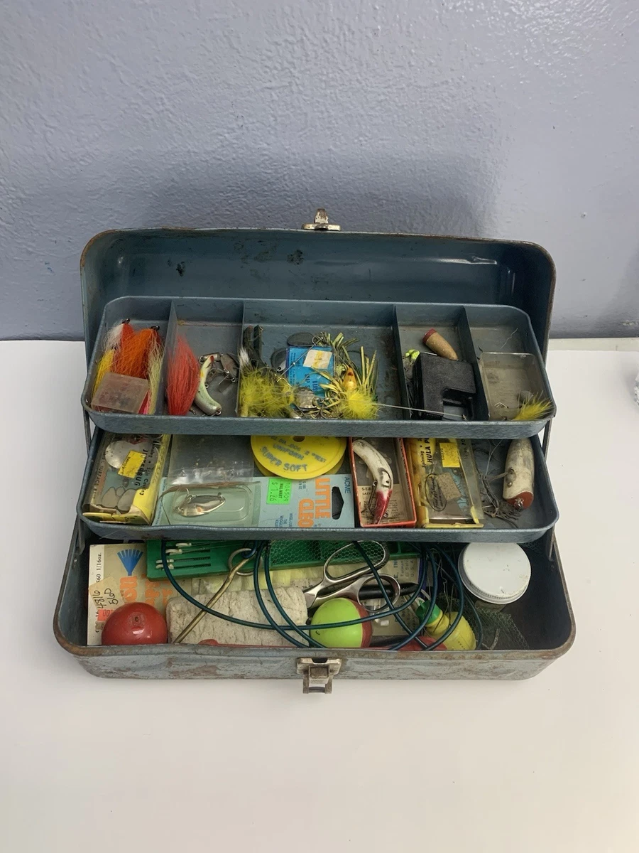 Gray Metal Fishing Tackle Tackle Boxes for sale | eBay