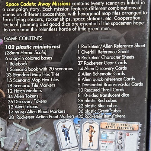 Space Cadets Away Missions Game, Stronghold Games, New, Open Box! - Picture 15 of 15