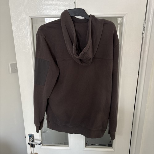 ELLESSE Mens Grey Pullover Hoodie M Good Condition - Picture 8 of 8