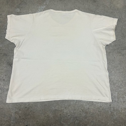 Vintage 90s Levis Floral Graphic Shirt Mens XL White Made USA Promo Tee Rare - Picture 6 of 6