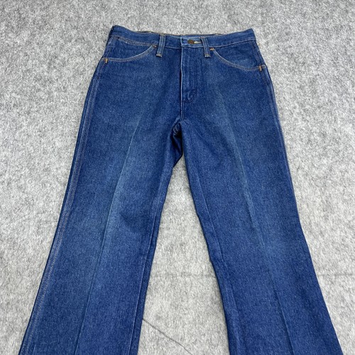 Vintage Wrangler Jeans Herren 29x31 blau 945DEN Made USA Bootcut 80er passt 28x31 - Bild 4 von 17