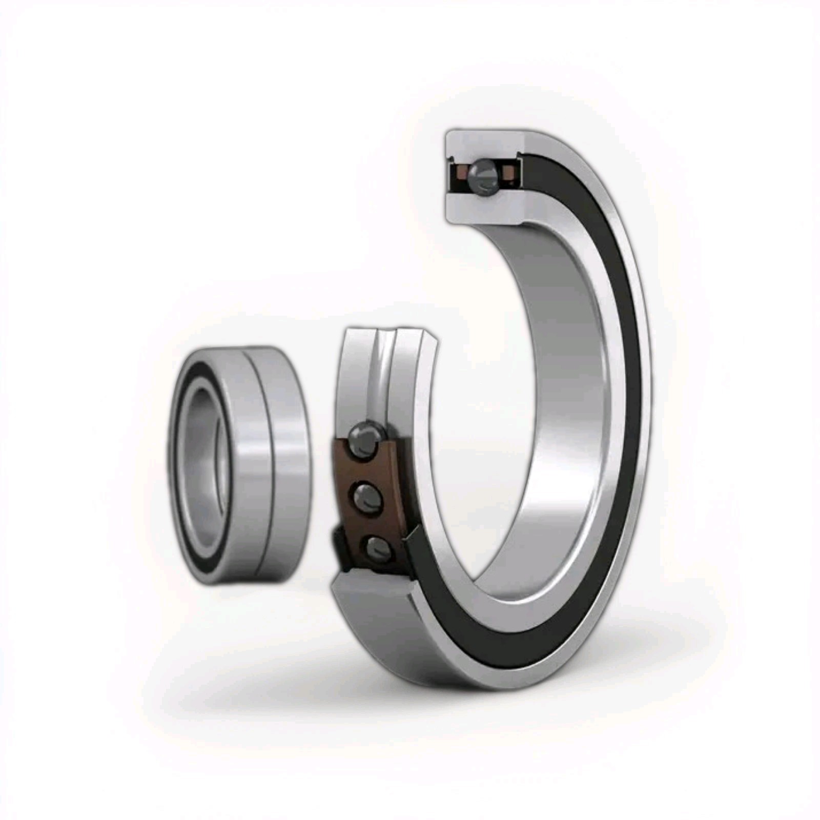 SKF S71911-ACB/HCP4ADT Set Of 2 Angular Ball Bearings 1Raw. 55x80x26 Angle 26Deg