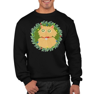 Katze Mama Weihnachtspullover | Lustiges hässliches Weihnachtssweatshirt Unisex Geschenk