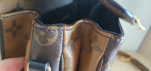 100% Authentic Louis Vuitton Pochette Metis Reverse Crossbody Bag + Dust cover - Picture 15 of 23