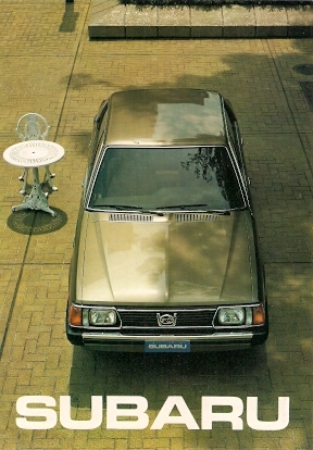 Subaru 1300 1600 1800 1980-81 UK Market Foldout Brochure Saloon Estate Hardtop - Picture 1 of 1