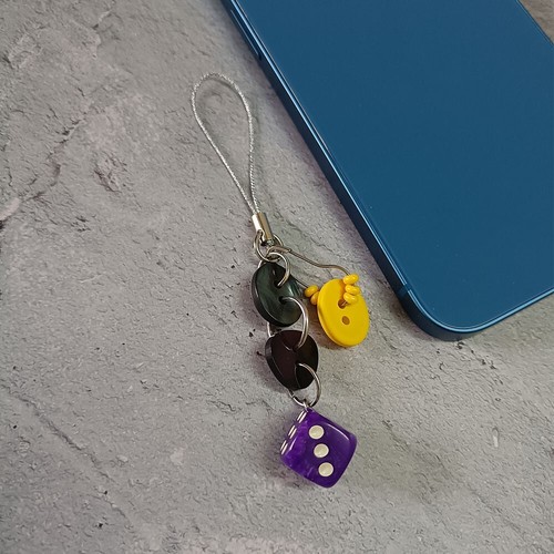 Unique DIY Craft Keychain Multi-Color & Shapes Lucky Idea - Perfect Gift for Men - 第 3/4 張圖片