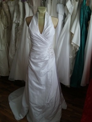 NEU HOCHZEITs BRAUTKLEID SATIN /& NETZTÜLL 34//17,38//19,40//20,42//21 APART *381049