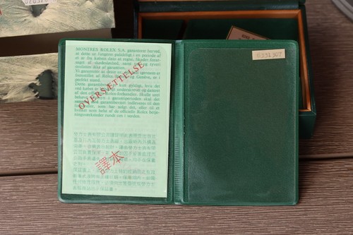 Vintage 1970er Rolex Daytona Box Set mit Handbüchern 6263 Stahl 67.00.08 - Bild 8 von 10