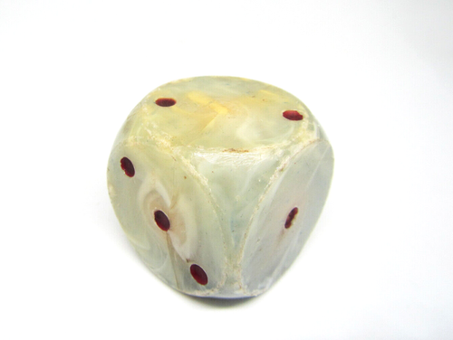 Vintage Lucky Dice Gambling Casino Big Oversized Plastic Resin Board Game 1 1/4" - Picture 10 of 11