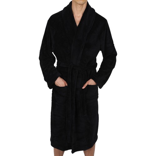 Mens Robe -Bathrobe - Coral Fleece Thick Very Soft & Warm - '' 5 Day Delivery '' - Picture 12 of 61