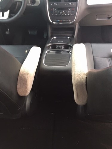Auto Armrest Covers-Compatible with the Dodge Grand Caravan Fleece -XLGSLMFL - Picture 16 of 16