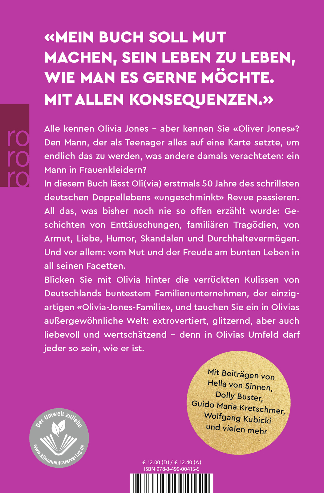 Thumbnail - Olivia Jones; Lena Obschinsky / Ungeschminkt
