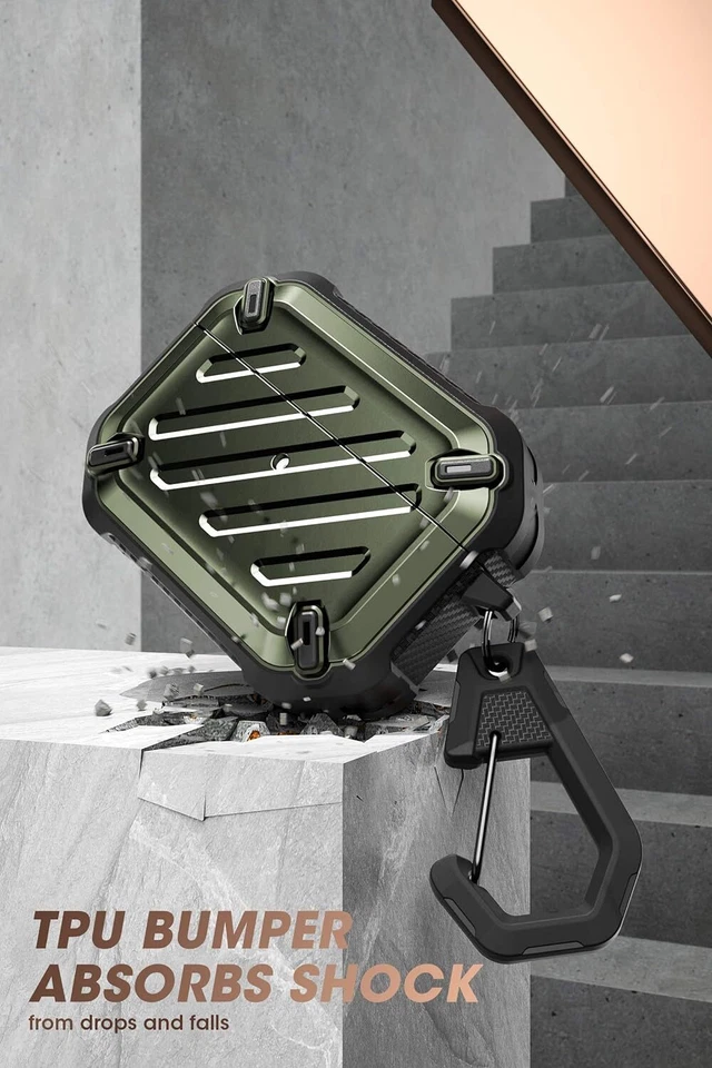 For Apple AirPods Pro (1st/2nd/3rd) (2019/2022/23) Case SUPCASE Full Body Cover - Image 3 of 4