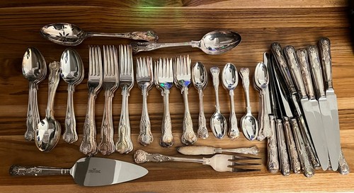 73 Teile Vintage ROBERT'S & BELK LTP Furnival Works SHEFFIELD ENGLAND Besteckset - Bild 1 von 23