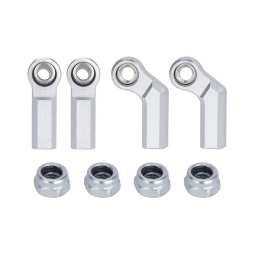4Pcs Aluminum M4 Link Rod End Ball for 1/8 1/10 RC Crawler SCX10 90046 TRX4 DIY - Picture 5 of 35
