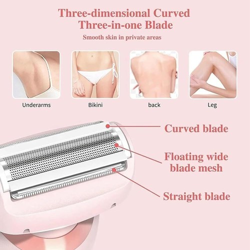 Waterproof Duskofficial Razor Electric Shaver Glide Pro 3.0 Women Bikini Trimmer - Picture 5 of 18