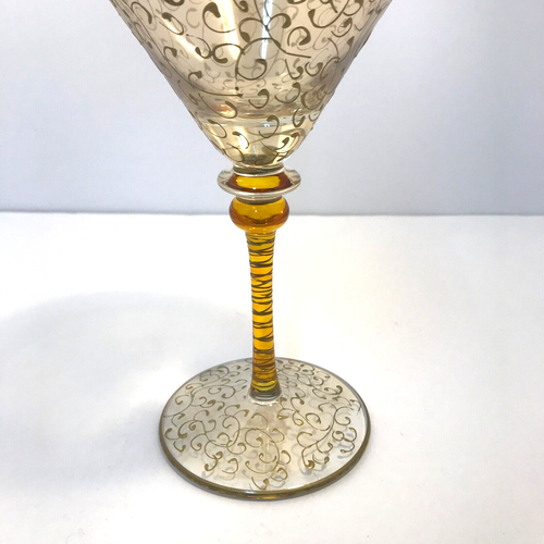 Juego de 6 Vasos Martini Elegantes Pier 1 Rioja Rollos Dorados Multicolor Jubileo - Imagen 16 de 23