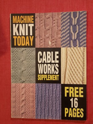 Machine Knit Today Pattern - Cable Works Supplement