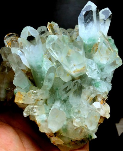 786g Himalayan Phantom 'Green Ghost' Lemuria QUARTZ Crystal Point&Pyramid X628 - Picture 4 of 9