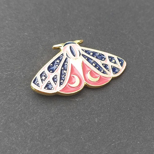 Nachtfalter Anstecknadel Brosche Pin Schmetterling Falter Gothic Emo cool weird - Bild 11 von 13