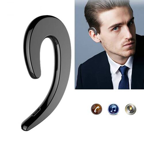 Bluetooth Headset Wireless Earpiece Driver Earphone with Mic for Cell Phones - Picture 1 of 9