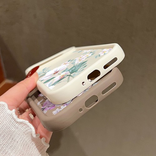 For Google Pixel 9 Pro XL 8 8A ShockProof Matte Silicone Floral Soft Case Cover - Picture 3 of 21