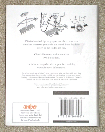 NEW Survival Tips 150 Essential Life-Saving Skills Reference Book - Illustrated - Picture 2 of 2