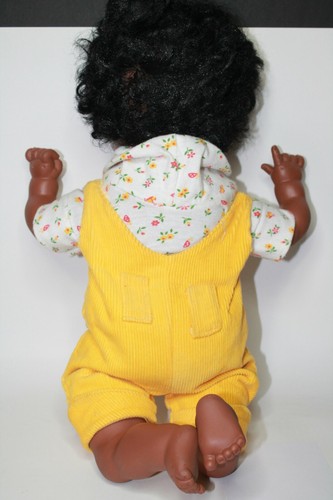Vintage Eegee African American sleepy Auburn eyes 20 Inch 1985 great shape PT4 - Picture 5 of 6