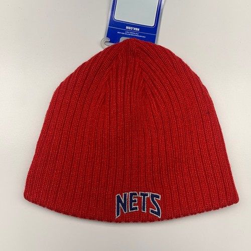 NBA New Jersey Nets Gorro Años 90 LOGOTIPO Calavera Gorra Reversible Sombrero Acanalado Talla Única