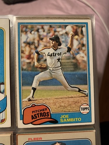 5 Joe Sambito autographed baseball cards. 2 cards autographed. - Picture 3 of 5