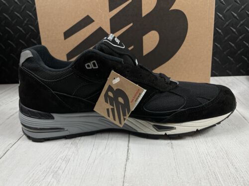 Talla 13 - New Balance 991 ""HECHO EN EL REINO UNIDO"" Negro Plata M991EKS Totalmente Nuevo Raro - Imagen 10 de 13