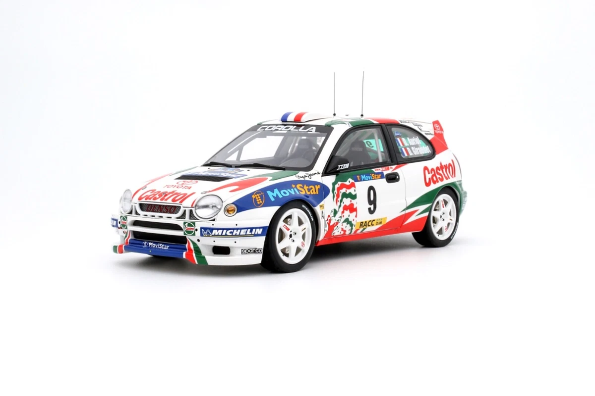 Auto Art 1/18 Toyota Corolla WRC 1999 – Auriol/Giraudet #04, état Général Très Bon (défaut Coffre)