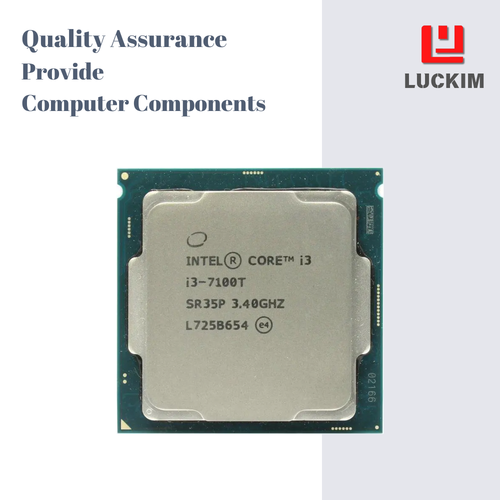 Intel Core i3-7100T CPU - Socket LGA 1151 2 Cores 4 Threads 3.4GHz 3MB L3 Cache - Picture 1 of 7