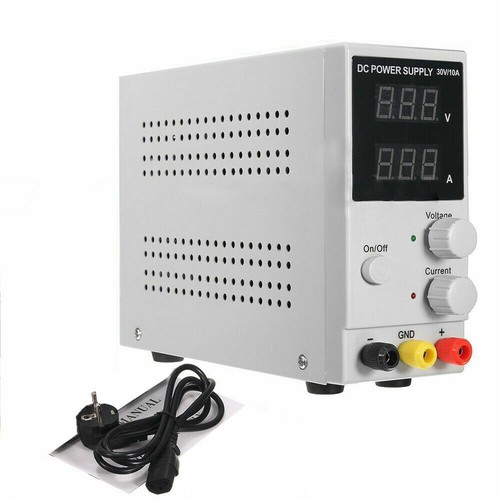 Alimentatore DC digitale 0-30V 0-10A regolabile alimentatore da laboratorio Power Supply - Foto 8 di 13