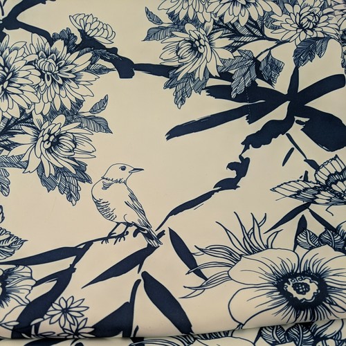 2  Botanical Garden Room Darkening Window Curtain Panels 52"x95" Each - Picture 5 of 5