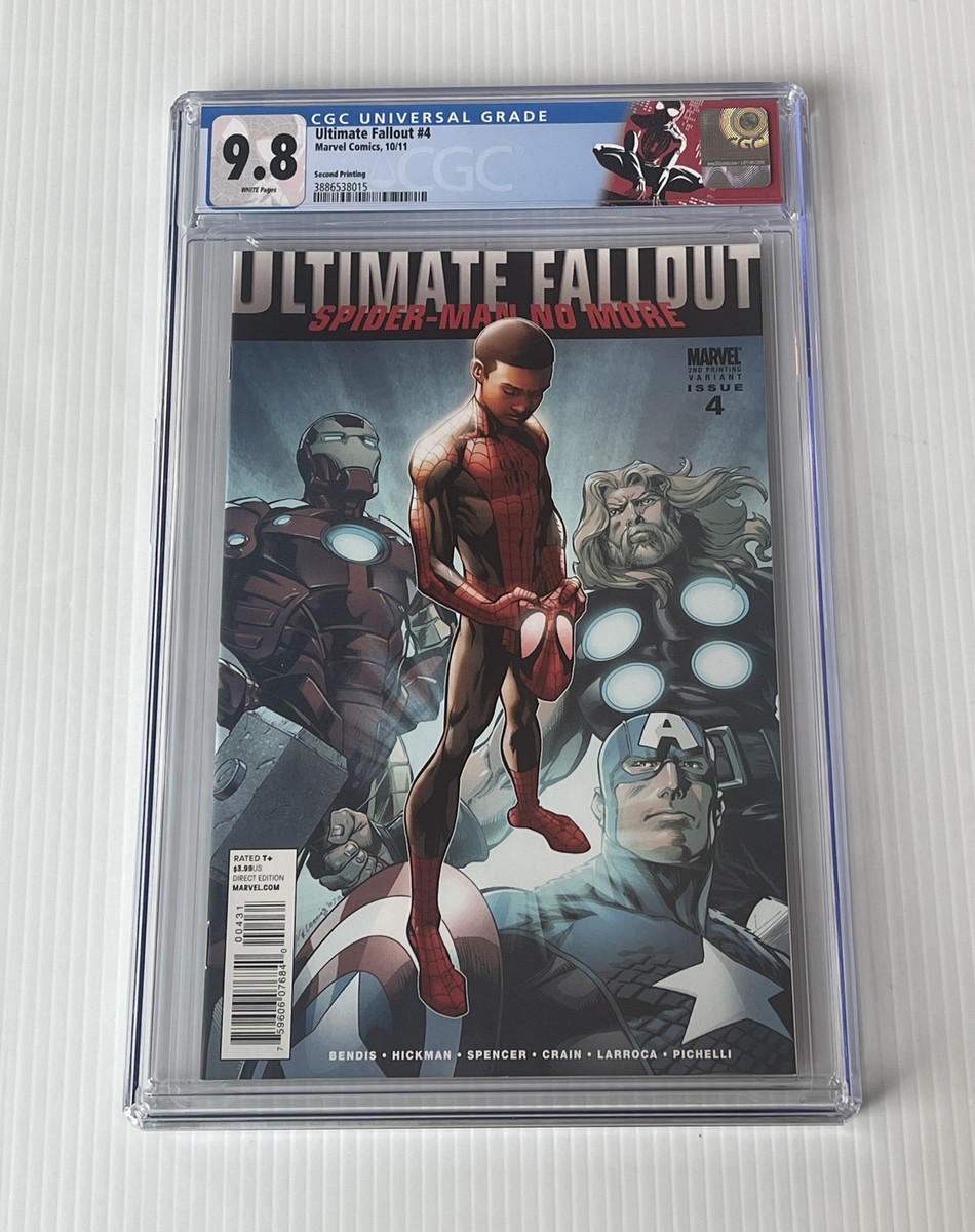 Ultimate Fallout #4 CGC 9.8 1st Miles Morales Spiderman Spider