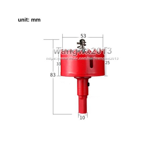 1x 16-100mm M42 Bi-Metal Drill Bit Hole Saw Extractor Wood Plastic Plasterboard - Picture 30 of 40