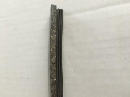 5/8" Coverage Slate Sequoia Flexible Vinyl T Molding Beveled Edge RV Boat - Picture 5 of 5