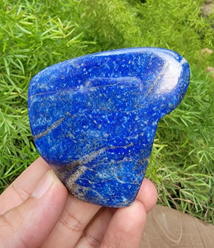 Lapislázuli natural azul real tumble/forma libre pulido (video interior) - Imagen 3 de 11