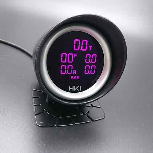 Digital Tire Inflator With Pressure Gauge, 200 Psi Air Chuck Compressor Accessories With Rubber Hose And Quick Connect Coupler