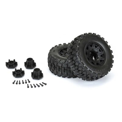 Pro-Line Racing PRO1017410 1/10 Badlands MX28 Belted F/R 2.8'' MT Mounted 12mm