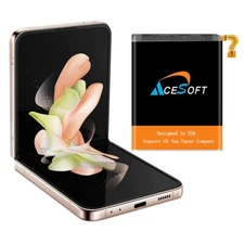 UPGraded AceSoft 2730mAh Main Battery for Samsung Galaxy Z Flip 4 SM-F721U Phone
