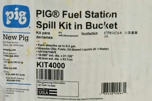 Pig KIT4000, Spill Kit/Station, 8.2 gal Volume Absorbed Per Kit - Picture 4 of 7